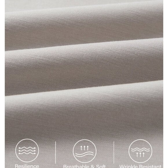 OGL Softest Spacer Knit Wrinkle-Resistant Mid Rise Straight Leg Pants Sz Medium - Picture 15 of 16